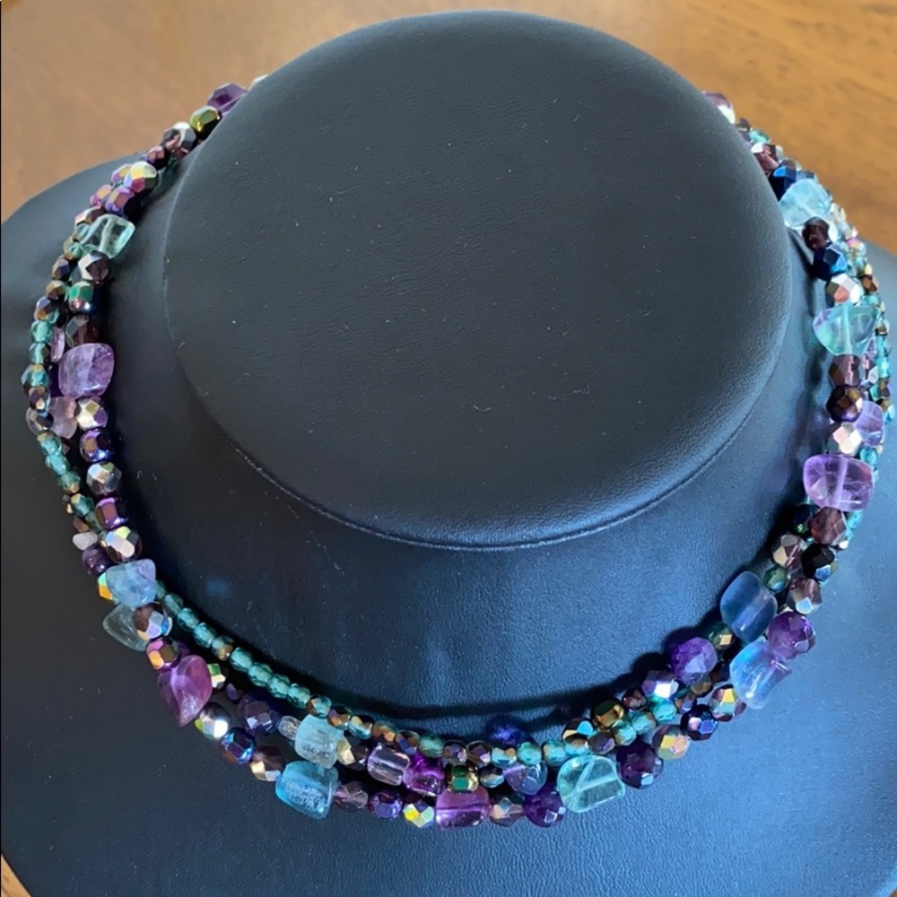 Colorful Multicolored Beaded Necklace